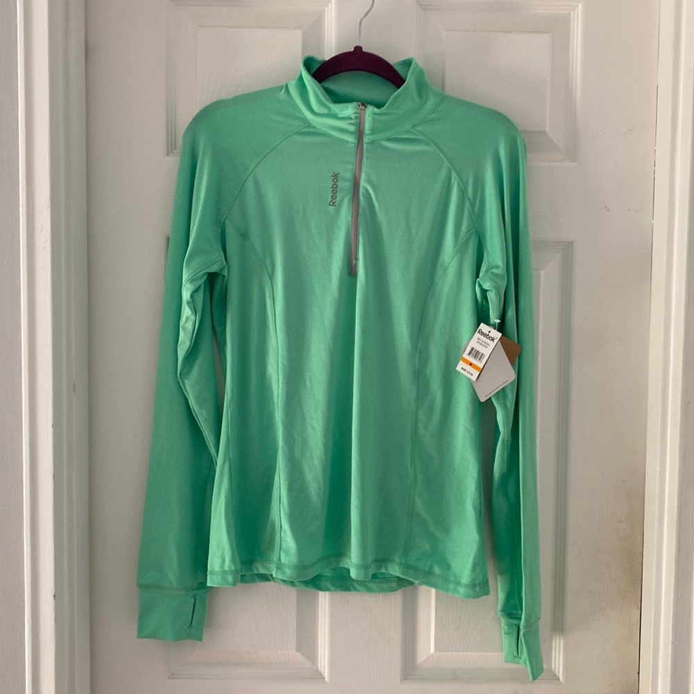 New long sleeve shirt w/half zipper-smoke free home